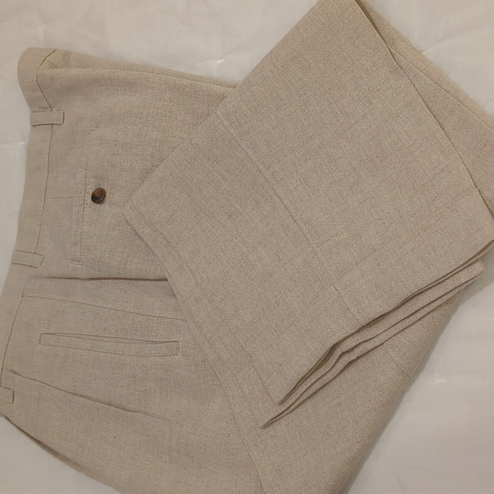 Linen Dockers Pleated Relax Fit
